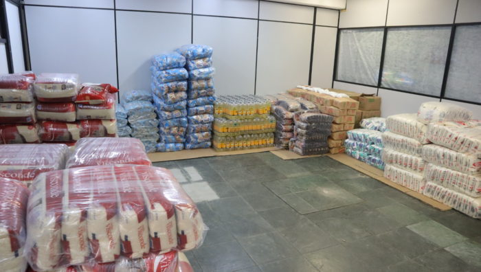 Fundo Social recebe doação de 1,6 toneladas de alimentos