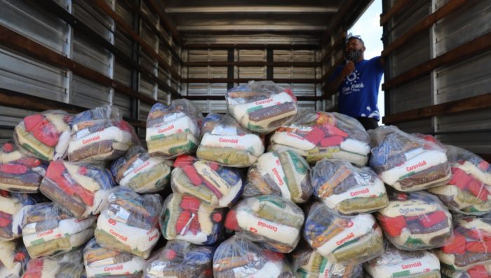 Estoque do Fundo Social recebe mais uma tonelada de alimentos