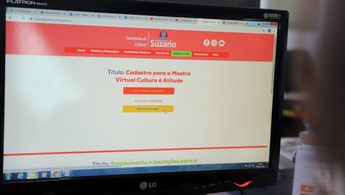 Suzano contempla mais de cem artistas para mostra virtual ‘Cultura é Atitude’