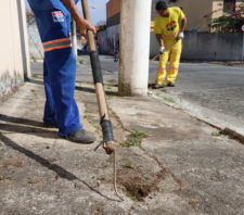 Mutirão leva serviços de zeladoria à região do Parque Santa Rosa
