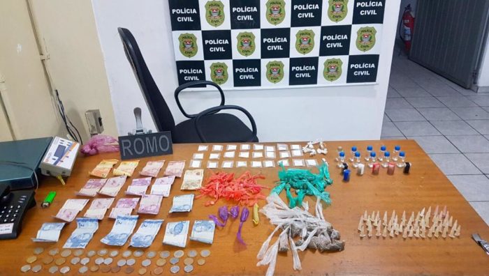 GCM apreende drogas e moto roubada no fim de semana
