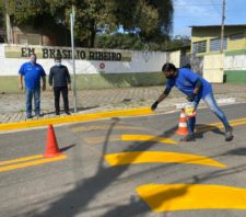Sinalização de trânsito é reforçada no Recanto São José e no Jardim São Luis