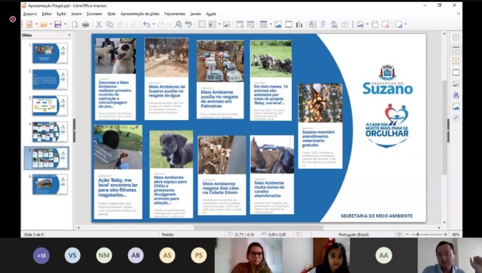 Meio Ambiente participa de entrevista com alunos do Sesi Suzano