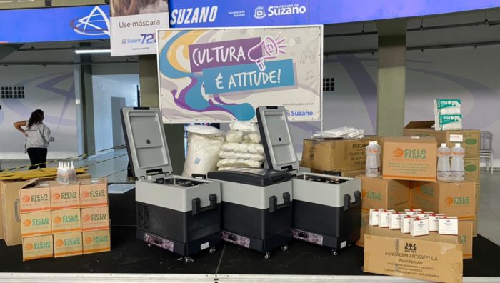 Prefeitura de Suzano recebe doação de itens de saúde do projeto ‘Unidos Pela Vacina’