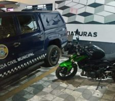 GCM recupera moto que havia sido roubada na Rodovia Índio Tibiriçá