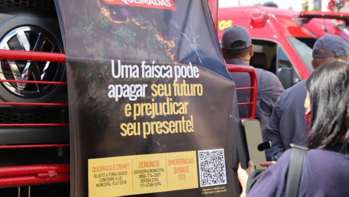 Prefeitura de Suzano realiza atividade de conscientização contra queimadas