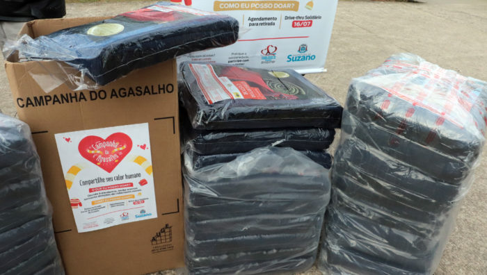 Campanha do Agasalho recebe doação de mais 40 cobertores