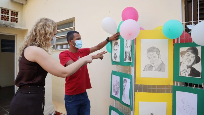 Usuário da Atenção Psicossocial se destaca com trabalho artístico
