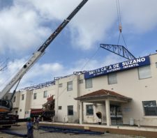 Prefeito de Suzano vistoria obras da Santa Casa