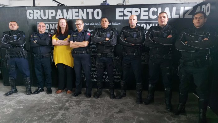 Patrulha Maria da Penha recebe representante curitibana em Suzano