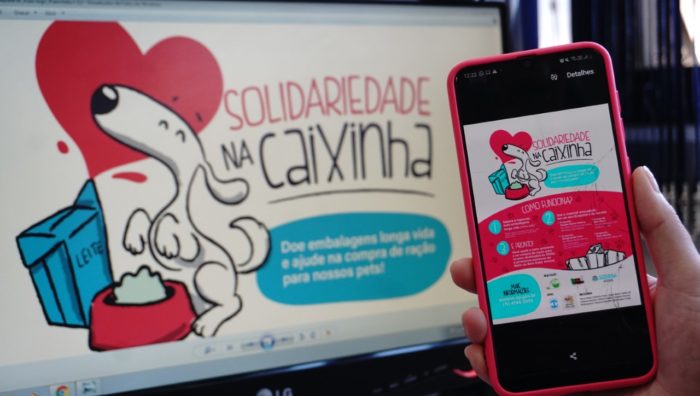 Campanha ‘Solidariedade na Caixinha’ arrecada 8,7 mil embalagens em um mês