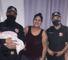 GCM salva vida de bebê no Jardim Alterópolis