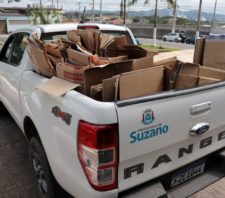 Fundo Social entrega materiais recicláveis à Central de Triagem do Colorado