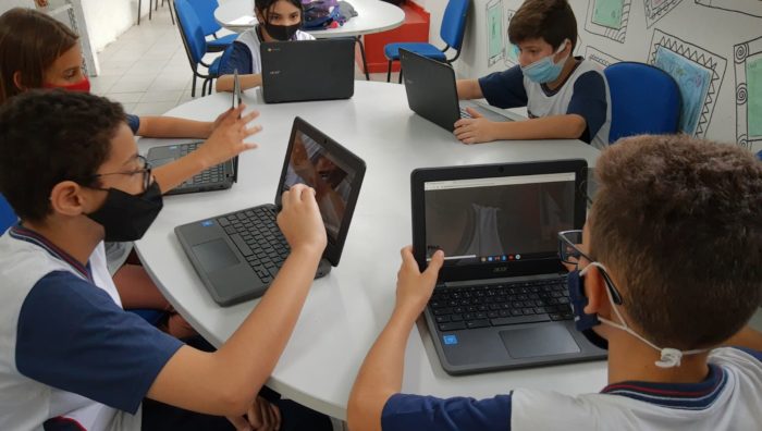 Alunos de escola da Vila Helena iniciam novo curso de robótica