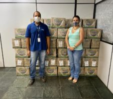 Fundo Social recebe doação de uma tonelada de alimentos