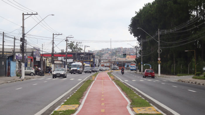 Ciclovia da avenida Vereador João Batista Fitipaldi é revitalizada