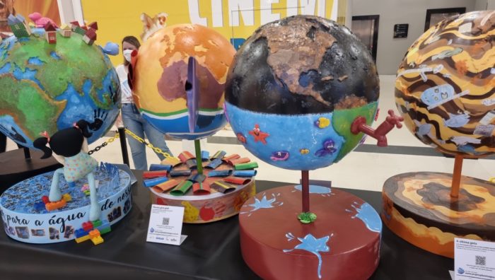 Alunos expõem trabalhos sobre preservação ambiental no Suzano Shopping