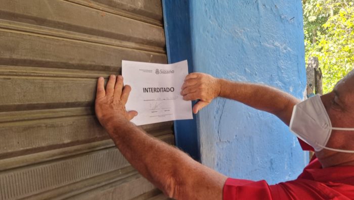 Suzano interdita estabelecimento irregular na zona sul
