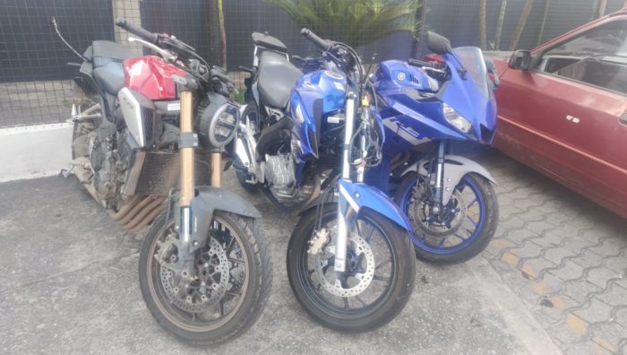 Romo recupera mais cinco motocicletas roubadas e furtadas