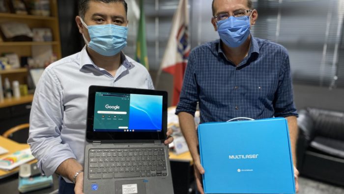 Professores da rede municipal de ensino receberão 1,5 mil chromebooks