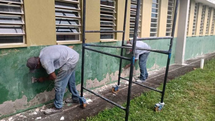 Escolas municipais recebem serviços de manutenção