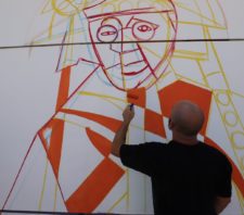 Terminal Norte recebe novo mural do projeto Arte Pública