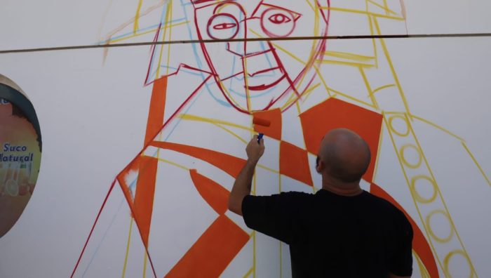 Terminal Norte recebe novo mural do projeto Arte Pública