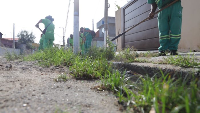 Mutirão de zeladoria dá continuidade a trabalhos no Parque Maria Helena