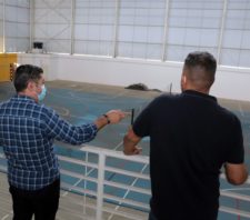 Prefeito vistoria obras do Centro de Iniciação ao Esporte