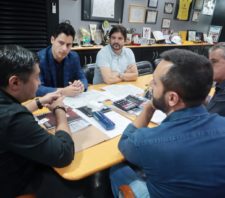 Prefeito recebe deputados e representantes da MRS Logística