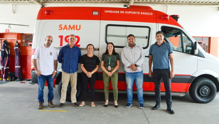 Samu recebe equipe de Saúde de Poá para fortalecimento de parcerias