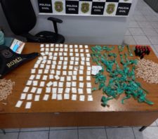 GCM detém mulher por tráfico de drogas em Palmeiras