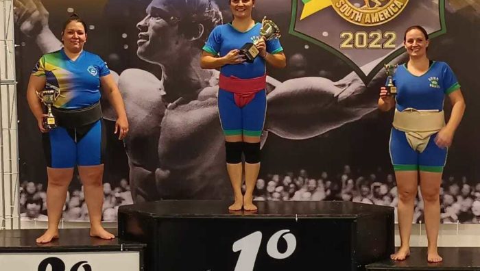 Lutadora suzanense é campeã em evento sul-americano de sumô
