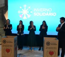 Primeira-dama prestigia lançamento da campanha Inverno Solidário