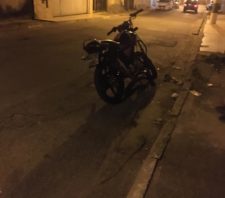 Romo apreende motocicleta irregular na Casa Branca