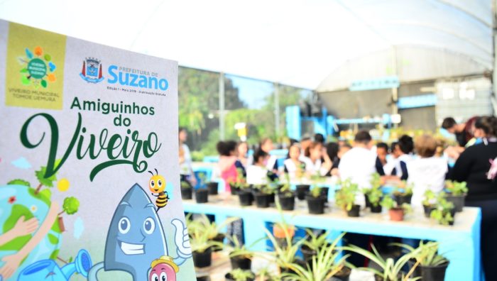 Alunos de escola da Cidade Boa Vista visitam Viveiro Municipal