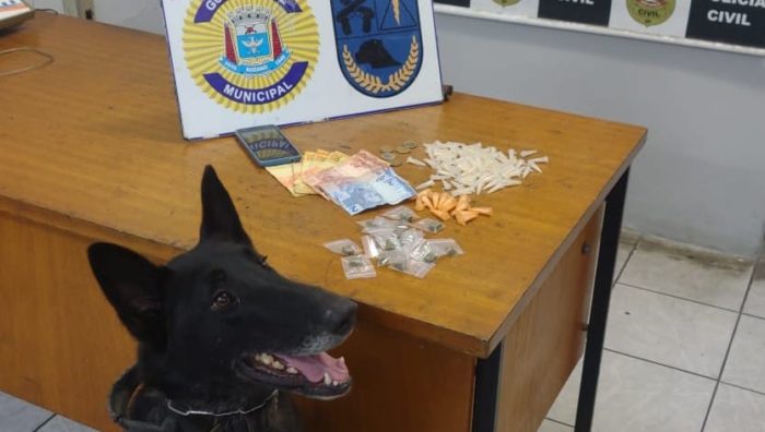 GCM detém homem por tráfico de drogas