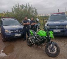 GCM localiza moto roubada no Jardim Varan