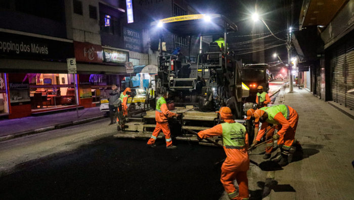 Recapeamento da rua Benjamin Constant deve terminar nesta semana