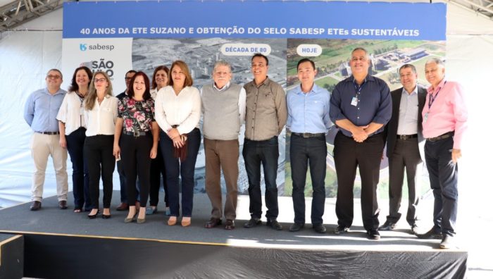 Prefeitura prestigia celebração dos 40 anos da Estação de Tratamento de Esgoto em Suzano