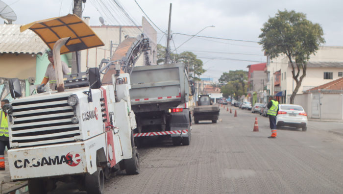 Rua Expedicionário Abílio Fernandes vai ganhar nova camada de asfalto