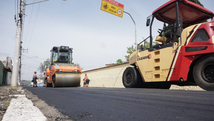 Mais duas ruas da Cidade Edson vão receber nova pavimentação