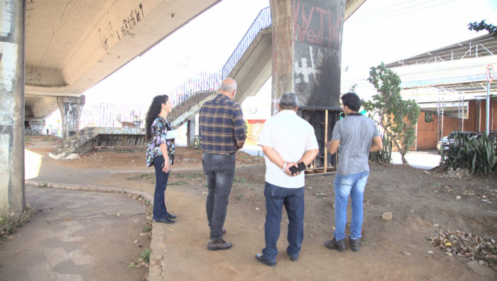 Prefeitura inicia trabalho de revitalização do viaduto Ryu Mizuno