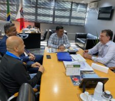 Prefeito recebe novo delegado titular do 1º DP de Palmeiras