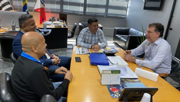Prefeito recebe novo delegado titular do 1º DP de Palmeiras