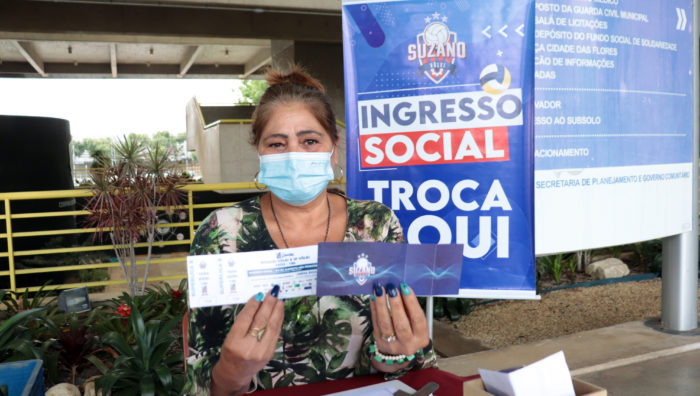 Fundo Social inicia troca de ingressos para jogo do Suzano Vôlei