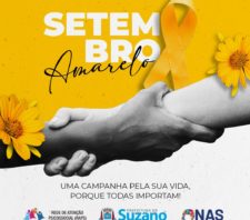 Campanha Setembro Amarelo 2022- Prevenção ao suicídio