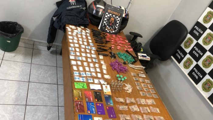 Agentes da Romu localizam motos roubadas e drogas durante patrulha