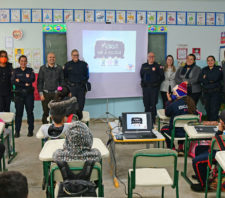 Escola do Parque Samambaia recebe projeto de conscientização da Patrulha Maria da Penha