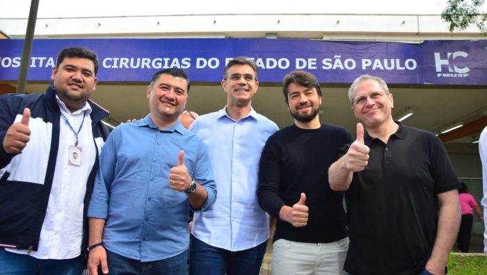 Prefeito e governador visitam futuro Hospital Regional do Alto Tietê (HRAT) em Suzano